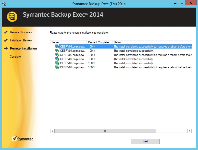 backup exec 2014 updates